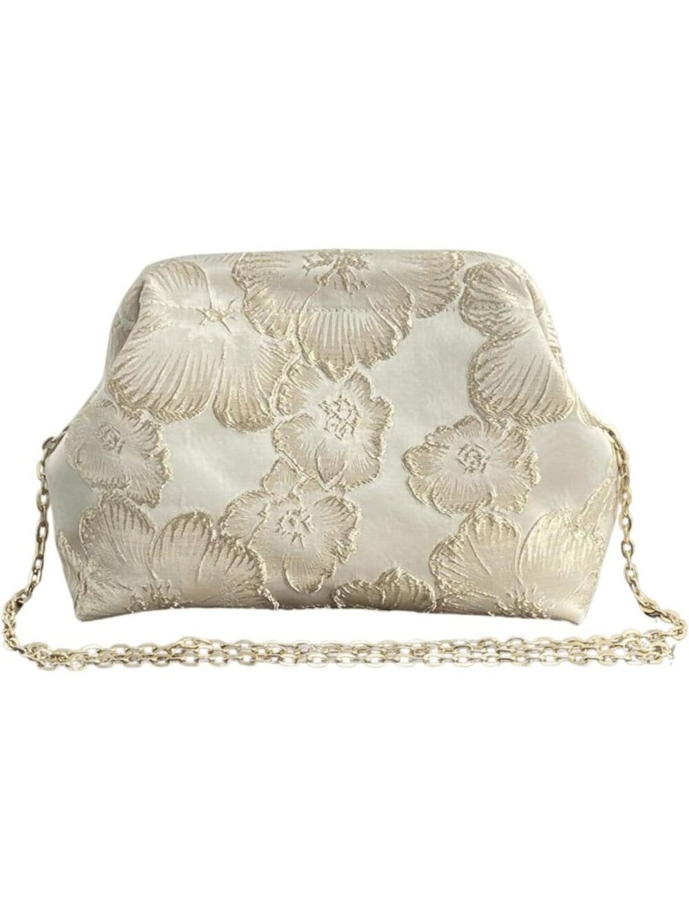 Elegant Floral Evening Clutch Purse for Weddings & Special Events - Women's